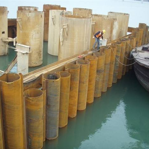 宁波钢护筒现场安装